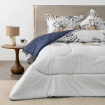 Edredón de tela estampado reversible super soft – Pramini