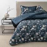 Edredón de tela estampado reversible super soft  - Ginvie