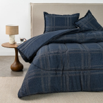 Edredón de tela estampado reversible super soft – Cuvee