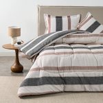 Edredón de tela estampado reversible super soft - Drift
